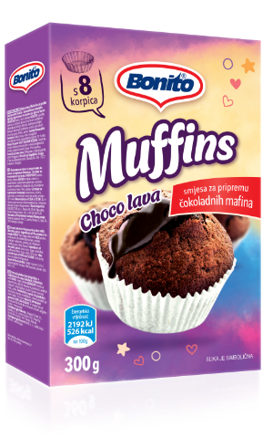 Choco lava muffins