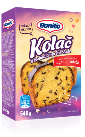 Kolač s komadićima čokolade