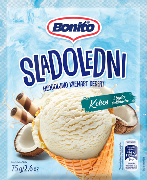 Sladoled Kokos i bijela čokolada