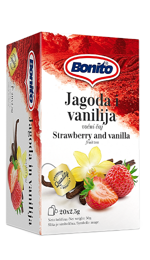 Čaj jagoda i vanilija